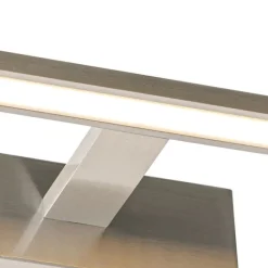 QAZQA Wandleuchte Stahl 62 cm inkl. LED IP44 - Jerre