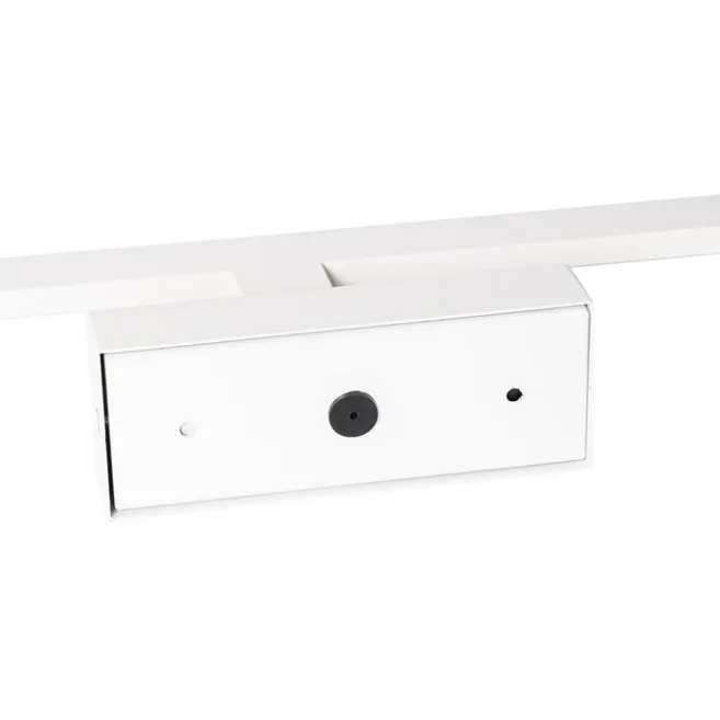 QAZQA Wandleuchte weiß 41,5 cm inkl. LED IP44 - Jerre