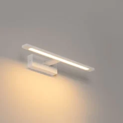 QAZQA Wandleuchte weiß 41,5 cm inkl. LED IP44 - Jerre