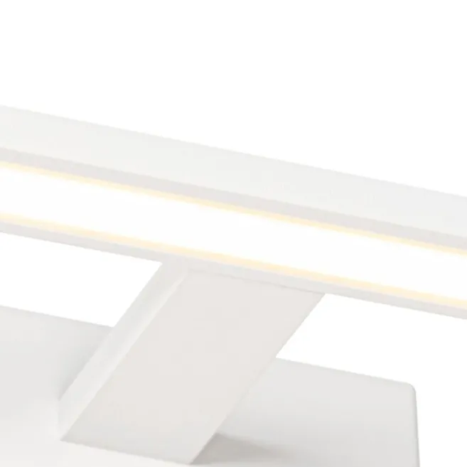 QAZQA Wandleuchte weiß 41,5 cm inkl. LED IP44 - Jerre