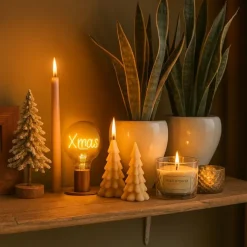 LUEDD Weihnachts E27 LED-Glühbirne G125 Amber 3,4W 100 lm 1800K