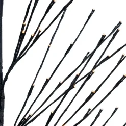 QAZQA Weihnachtsbaum schwarz 200cm inkl. LED IP44 - Vixen