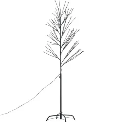 QAZQA Weihnachtsbaum schwarz 200cm inkl. LED IP44 - Vixen