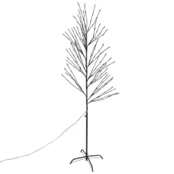 QAZQA Weihnachtsbaum schwarz 200cm inkl. LED IP44 - Vixen