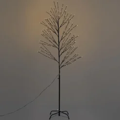 QAZQA Weihnachtsbaum schwarz 200cm inkl. LED IP44 - Vixen