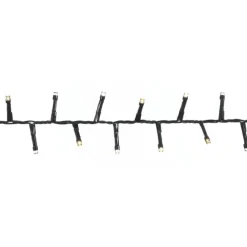 Luca Lighting Weihnachtsbeleuchtung grün mit 700 LEDs weiß 14m IP44 - Prancer