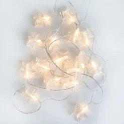 Newgarden Weihnachts-Lichterkette für Außen 4,5 m inkl. LED 16-Lichter - Bianca