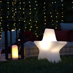 Newgarden Weihnachts-Stehleuchte weiß 60 cm inkl. wiederaufladbarer RGBW-LED - Nova