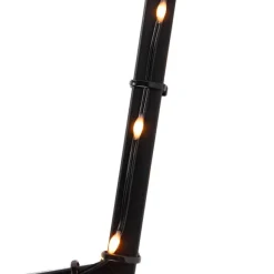 Luca Lighting Weihnachtsstrahler Stern Weihnachten Schwarz 60cm inkl. LED IP44 mit Fernbedienung - Kas