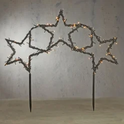 Luca Lighting Weihnachtsstrahler Sterne inkl. LED mit 8 Einstellungen und Timer - Rudolph