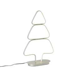 QAZQA Weihnachts-Tischleuchte Stahl Weihnachtsbaum inkl. LED - Arbre