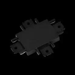 QAZQA X-Verbinder Schienenstrahler schwarz 1-phasig - Magnetic